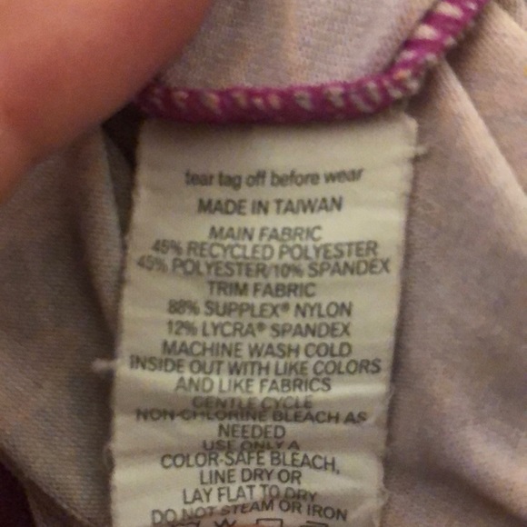 PrAna Breathe Kaley strappy pink and purple tank - Picture 7 of 7